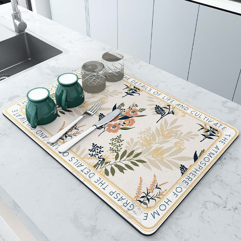Food Prep Mat - Super Absorbent Antiskid Large Kitchen Absorbent