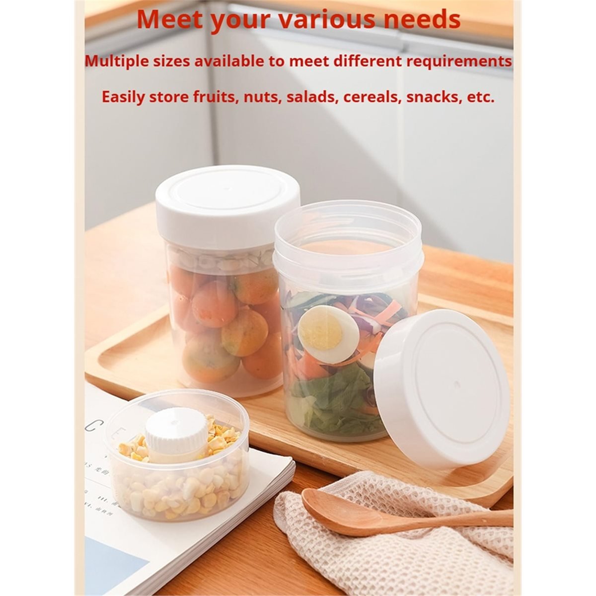 Leakproof Salad Jars - Wet/Dry - Meal Prep Jar Salad のレビューと価格