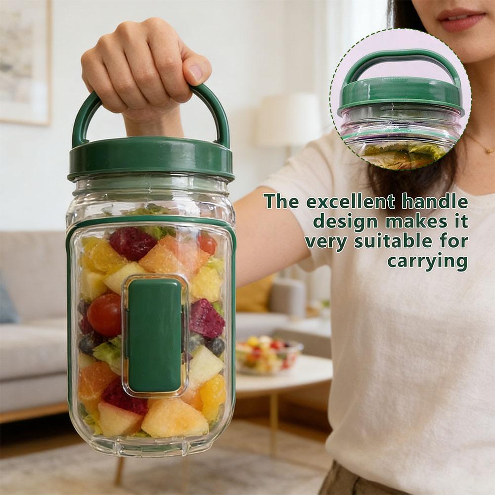 Portable Salad Container Jar w - Meal Prep List のレビューと価格