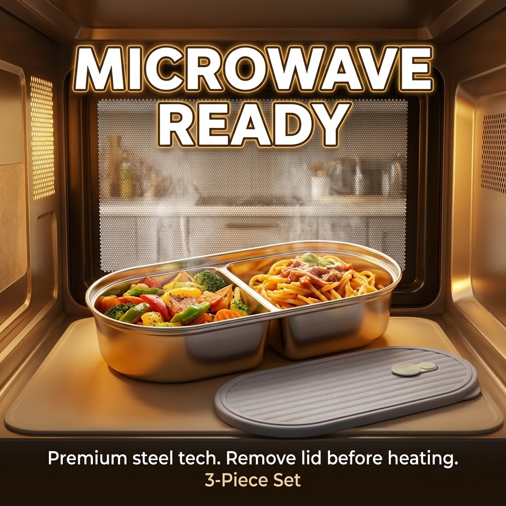 Microwavable 304 Stainless Ste - Meal Prep List のレビューと価格