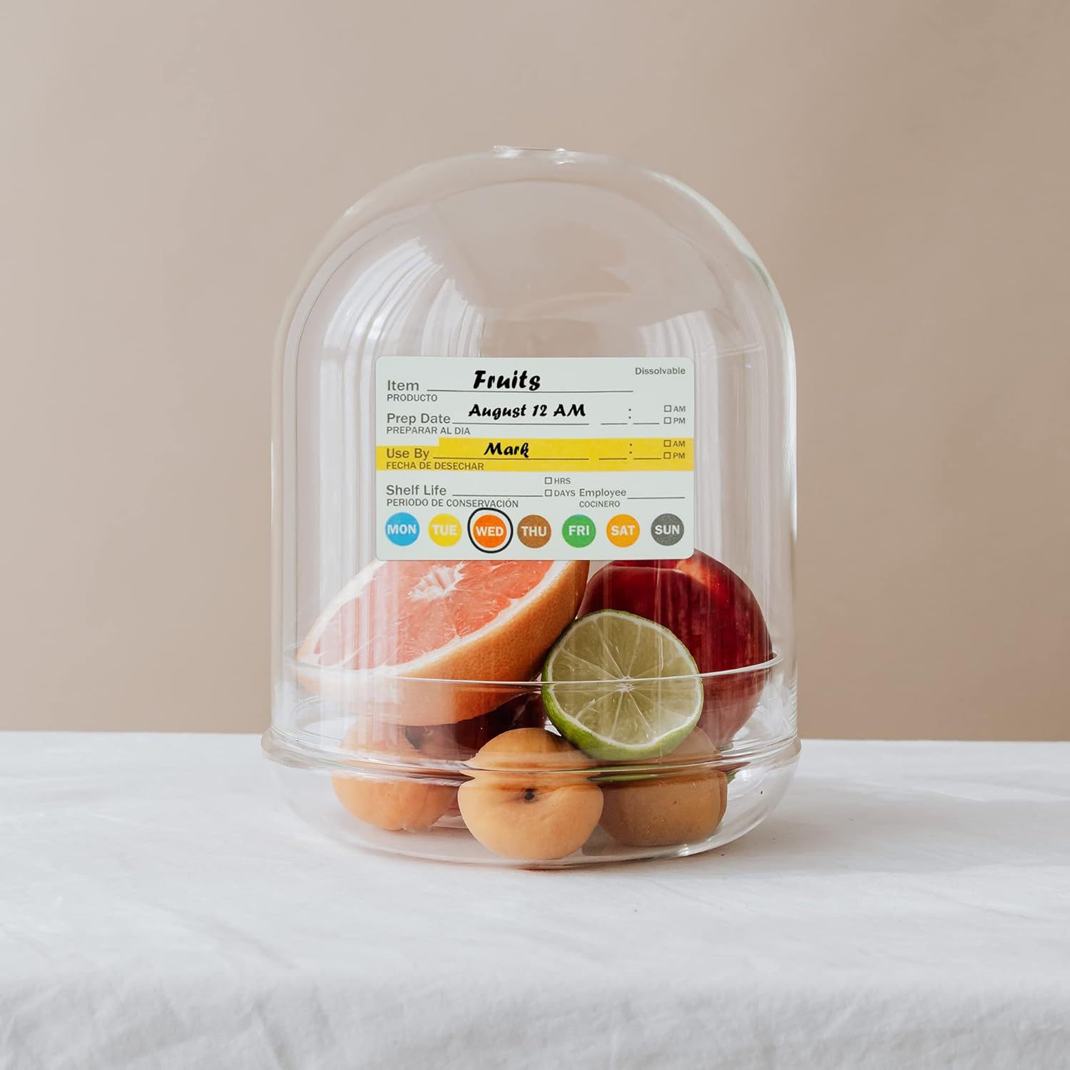 250Pcs/Roll Food Date Labels W - Meal Prep Chef のレビューと価格