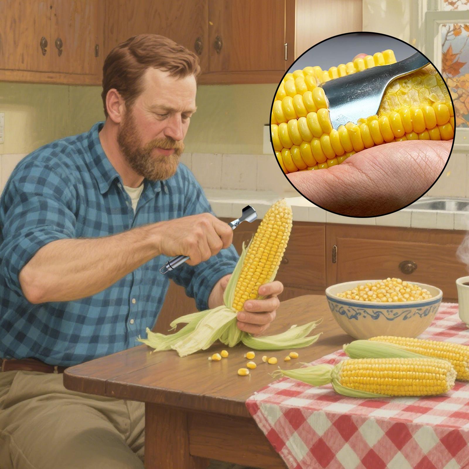 Corn Peeler Corn Kernel Remove - Meal Prep Restaurant のレビューと価格