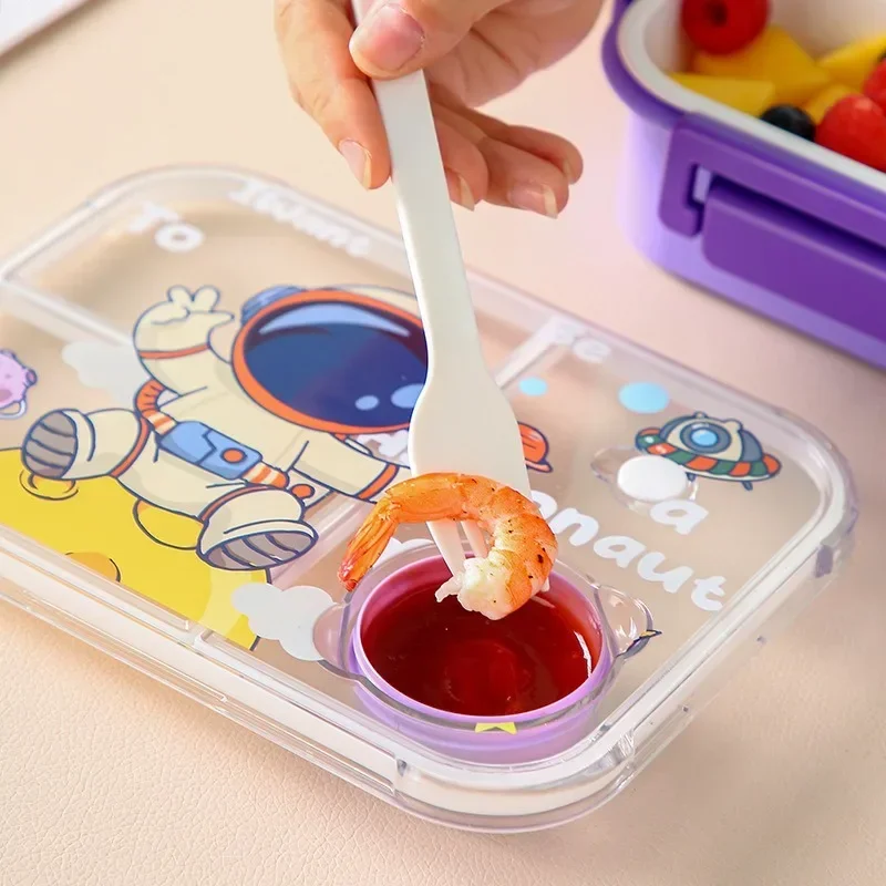 Unicorn Cartoon Bento Lunch Bo - Meal Prep Snacks For Toddlers のレビューと価格