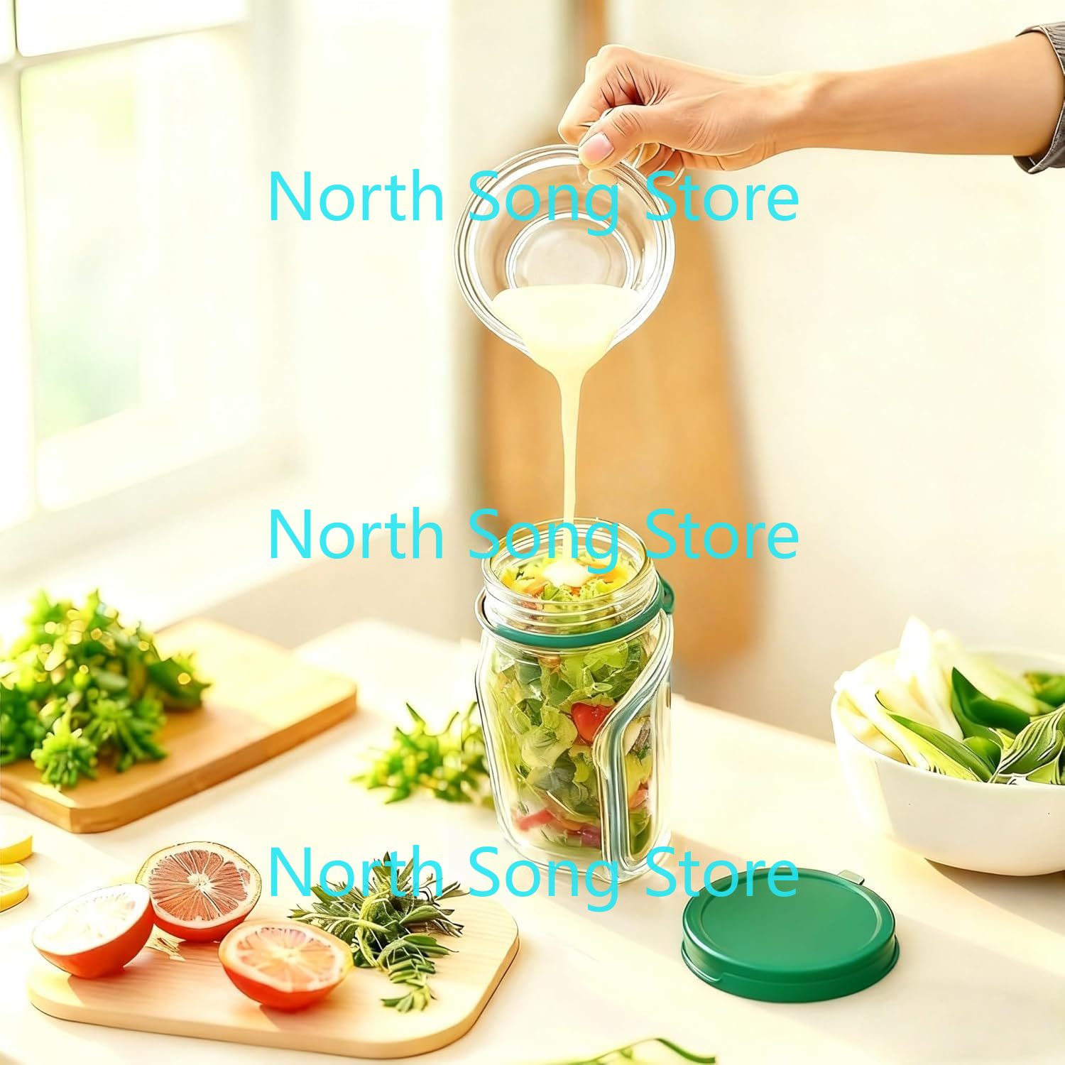 2026 NewSide-Opening Salad Mas - Meal Prep Jar Salad のレビューと価格