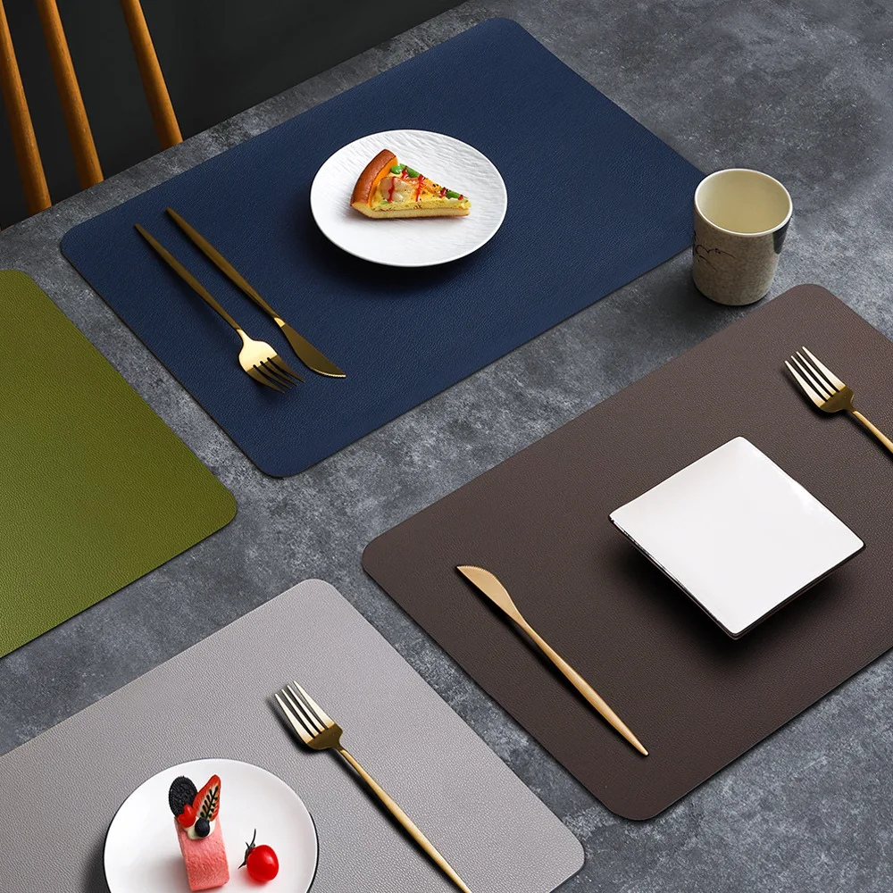 PVC Double-sided Leather Dinin - Food Prep Mat のレビューと価格