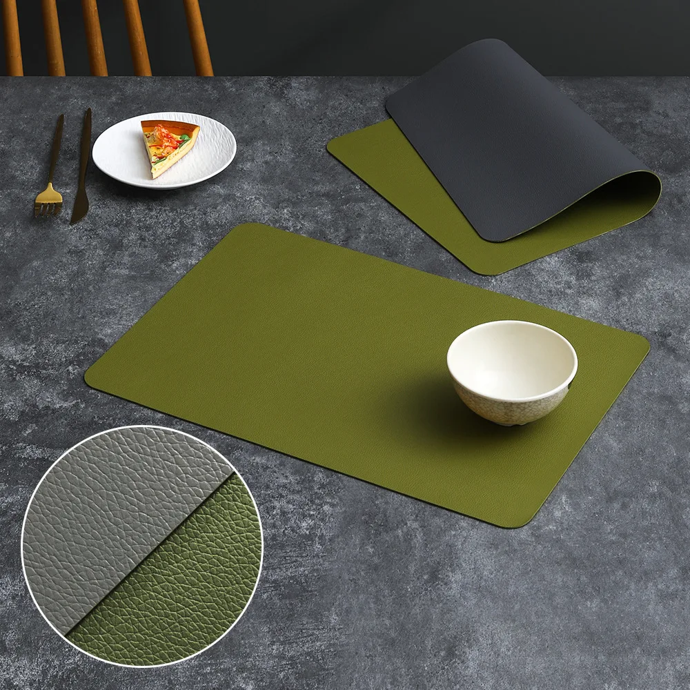 PVC Double-sided Leather Dinin - Food Prep Mat のレビューと価格