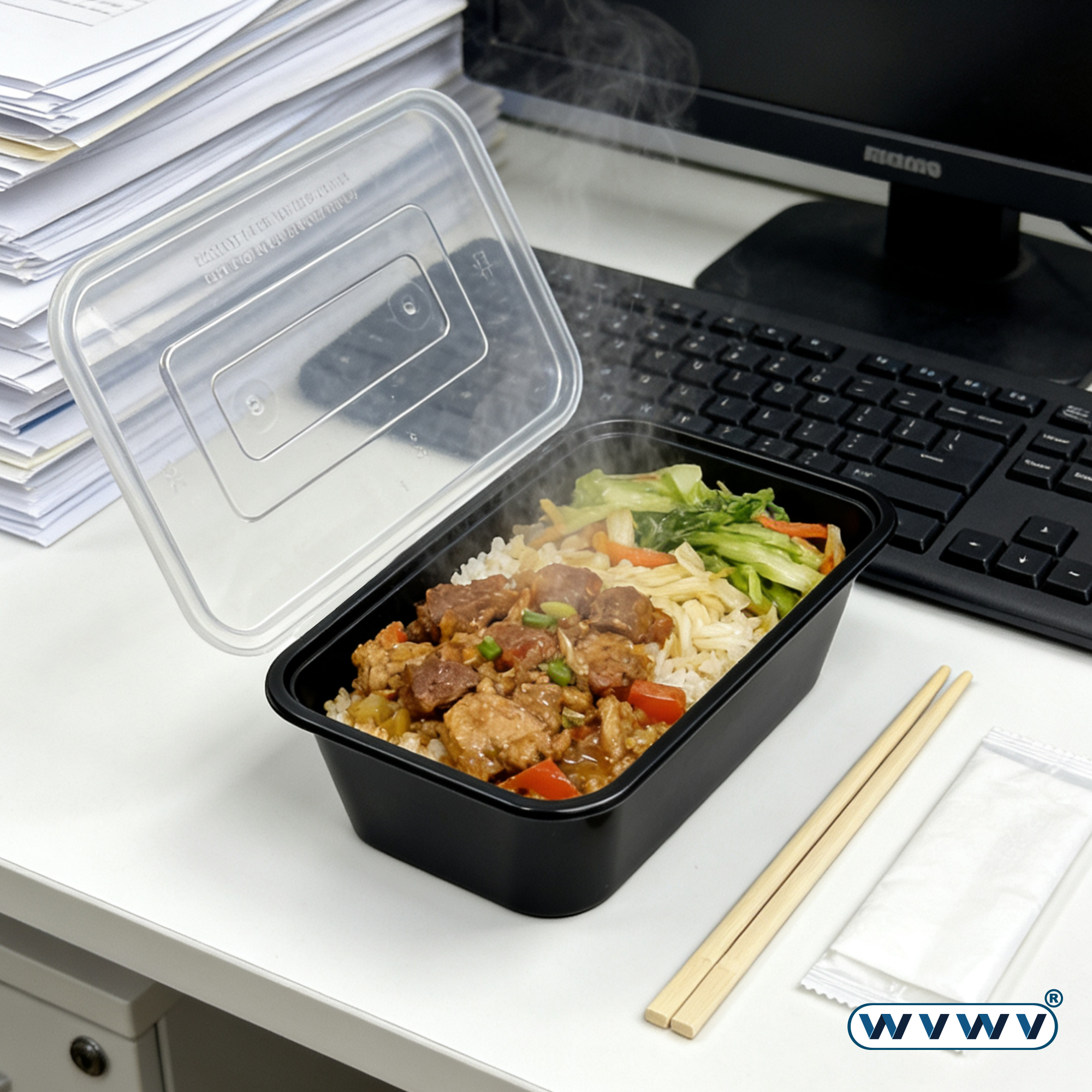 10/50Pcs 20Oz/600Ml Black Lunc - Meal Prep List のレビューと価格