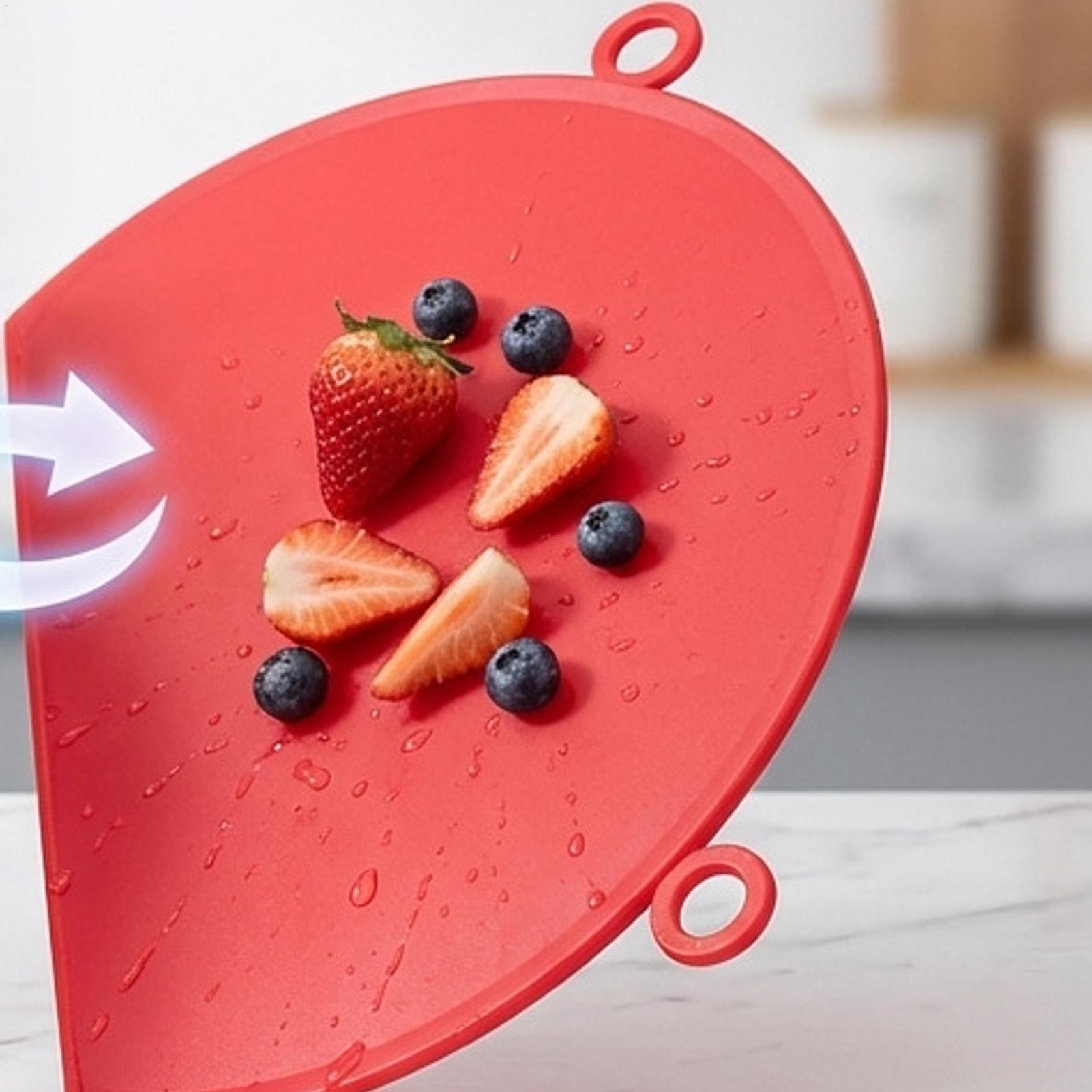 Cutting Board Silicone D-Shape - Food Prep Mat のレビューと価格