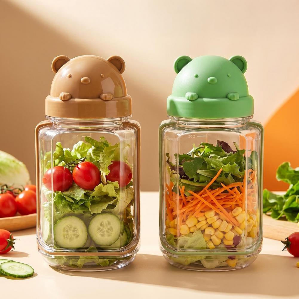 Upgrade Sealed Plastic Salad C - Meal Prep Jar Salad のレビューと価格