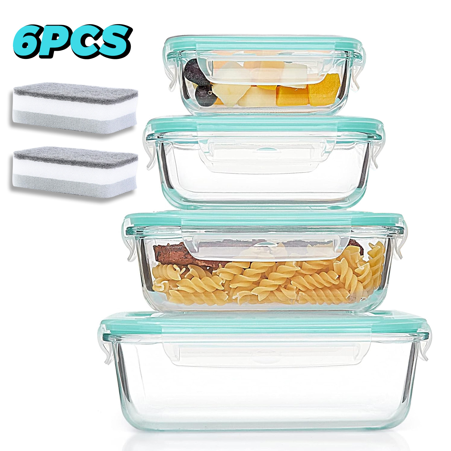 Glass Food Storage Containers  - Meal Prep Ideas のレビューと価格