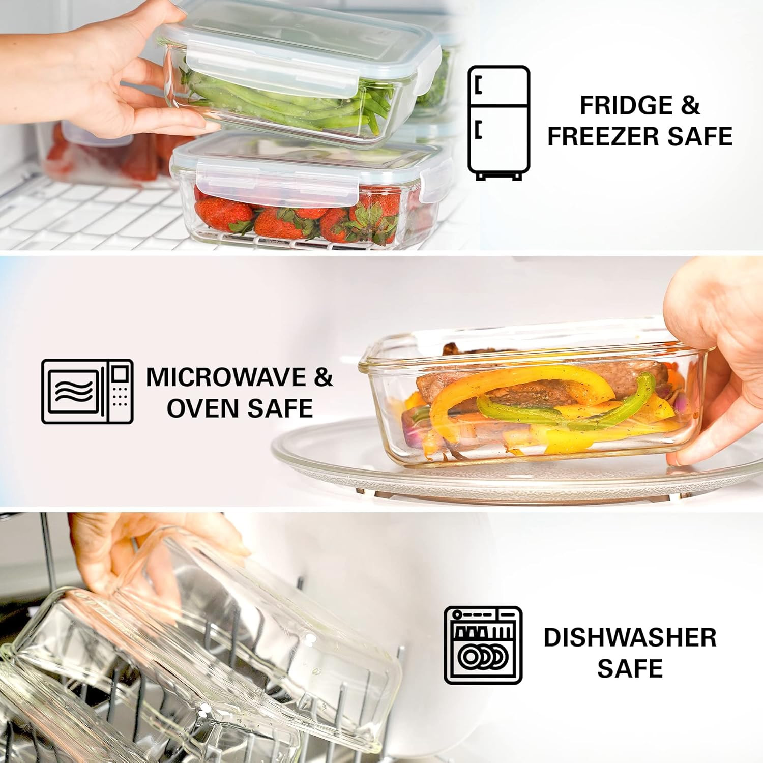 Glass Food Storage Containers  - Meal Prep Ideas のレビューと価格