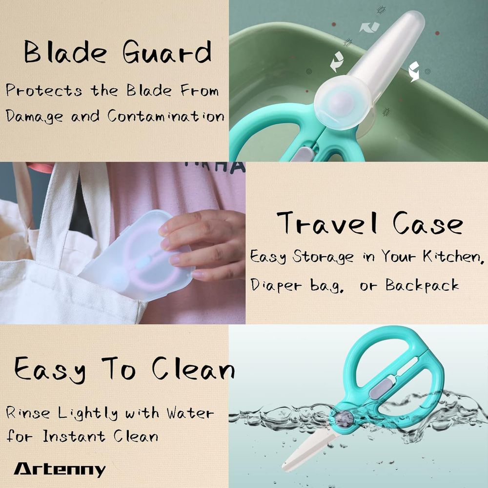 Child Scissors with Travel Cas - Meal Prep Snacks For Toddlers のレビューと価格