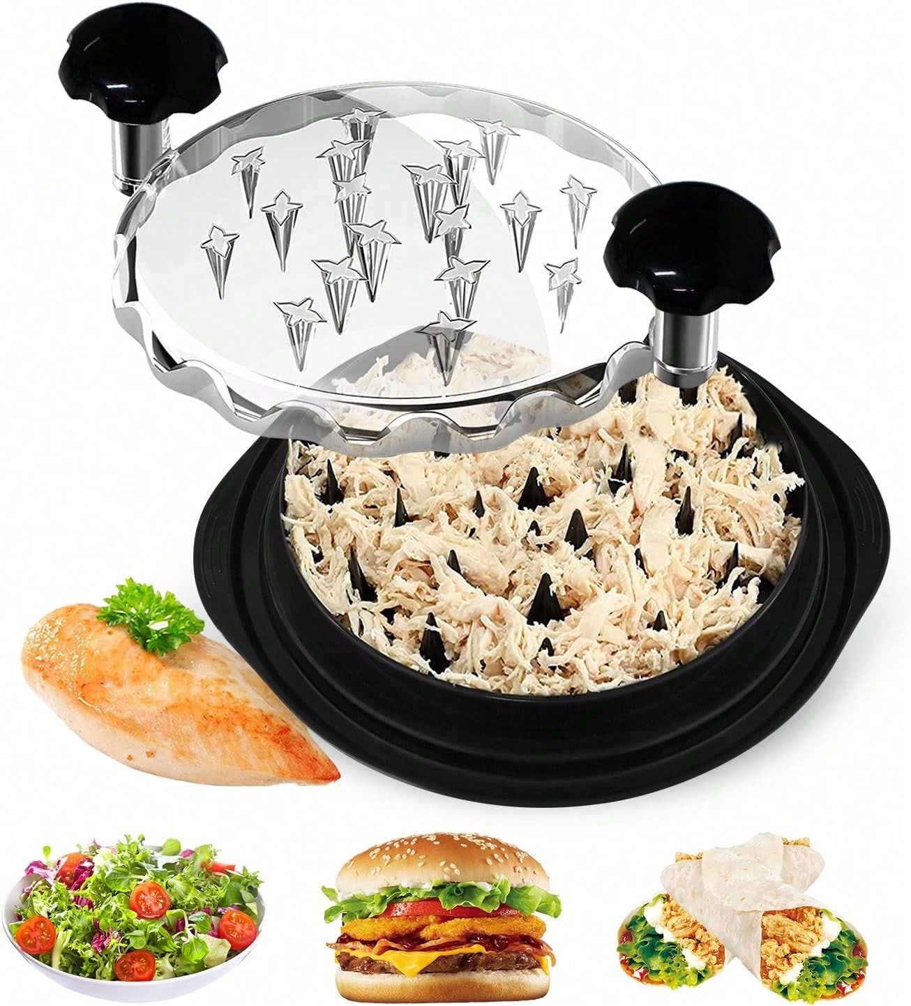 Chefy Ergonomic Manual Chicken - Meal Prep Chef のレビューと価格