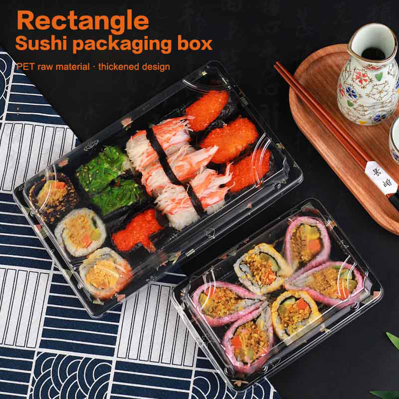 10Pcs Thickened Sushi Box With - Meal Prep Restaurant のレビューと価格