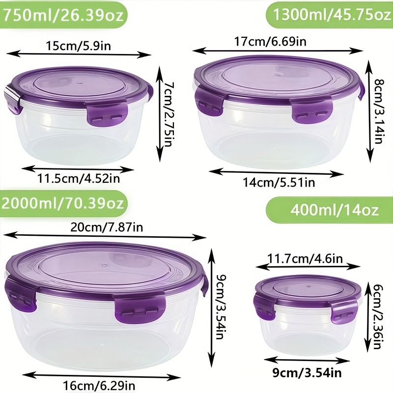 Vibrant 8-Piece Food Storage S - Meal Prep Ideas のレビューと価格