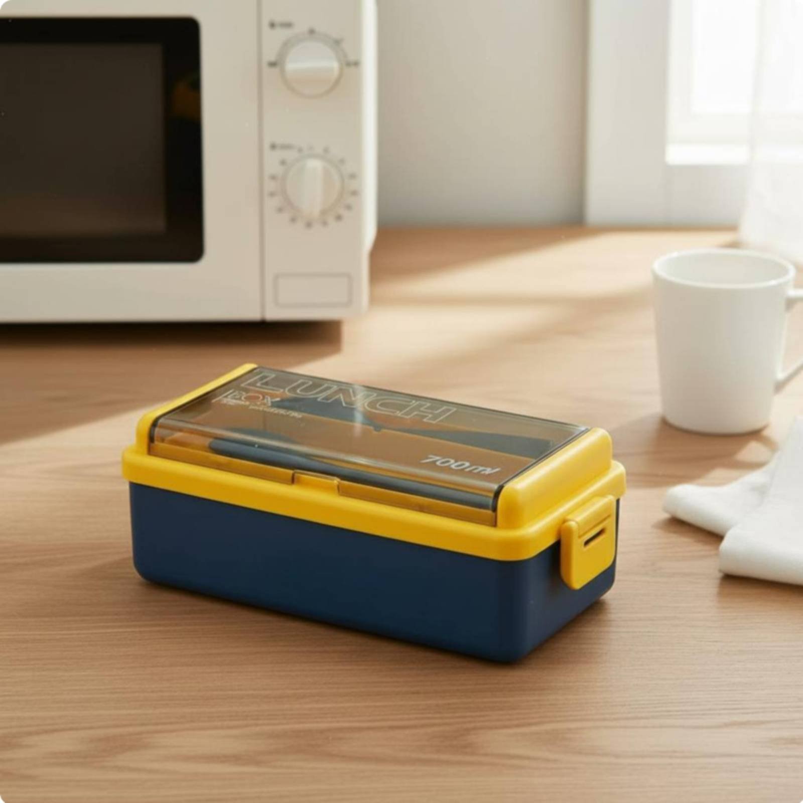 Plastic Bento Lunch Box Microw - Meal Prep Japanese のレビューと価格
