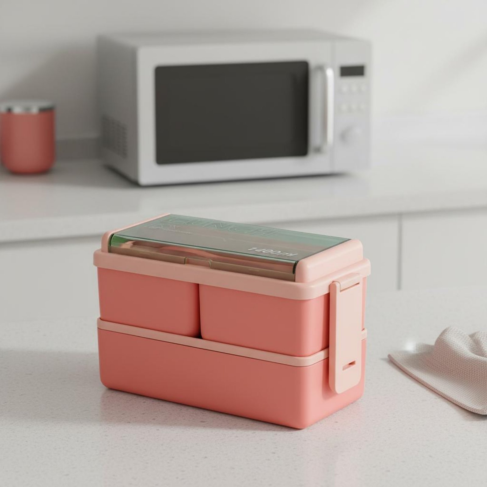 Plastic Bento Lunch Box Microw - Meal Prep Japanese のレビューと価格