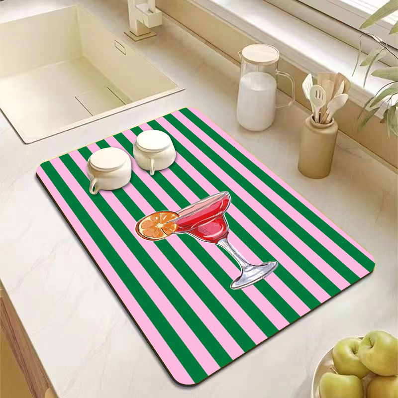 Absorbent Dish Drying Mat for  - Food Prep Mat のレビューと価格