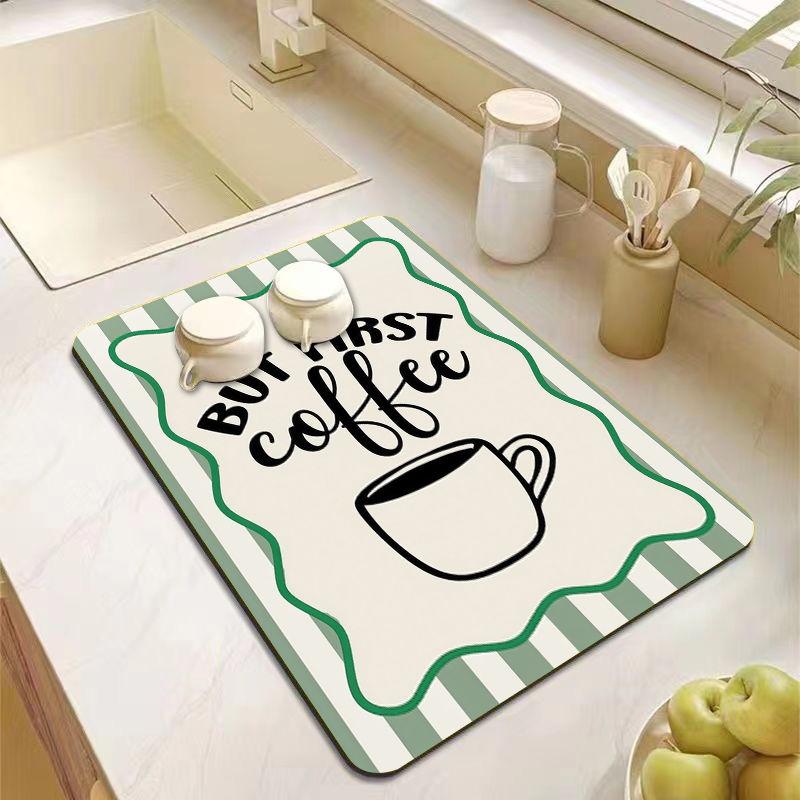 Absorbent Dish Drying Mat for  - Food Prep Mat のレビューと価格
