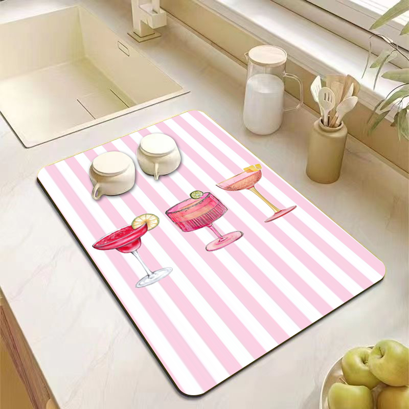 Absorbent Dish Drying Mat for  - Food Prep Mat のレビューと価格