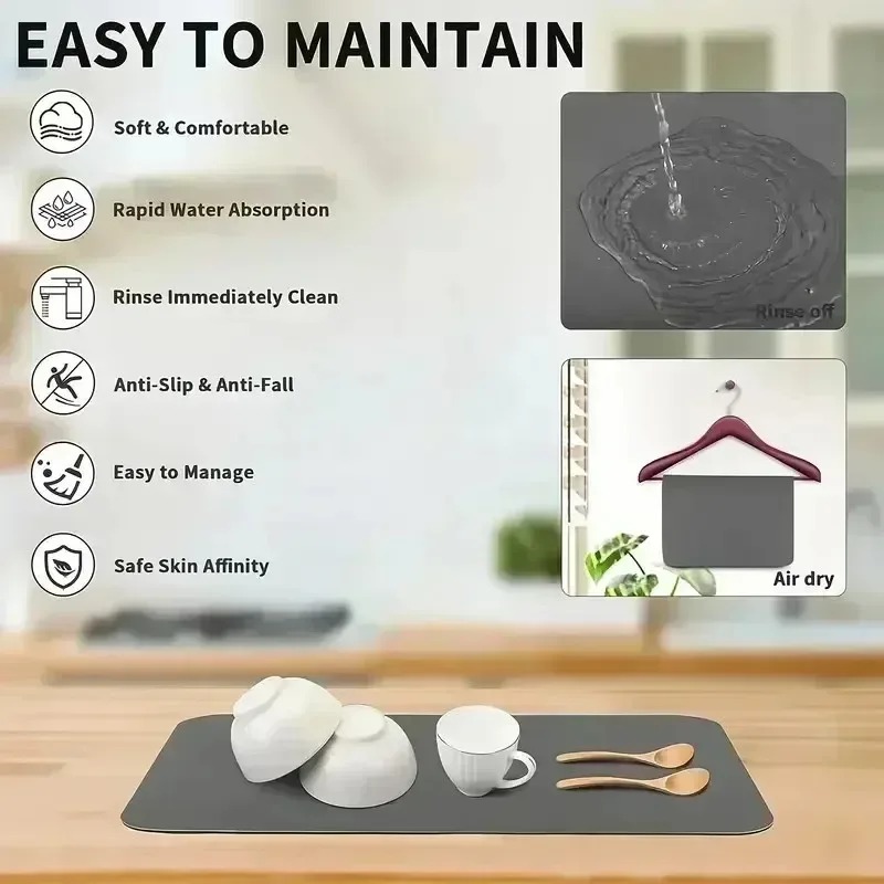 Super Absorbent Large Kitchen  - Food Prep Mat のレビューと価格