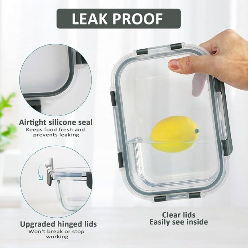Glass Food Storage Container W - Meal Prep List のレビューと価格