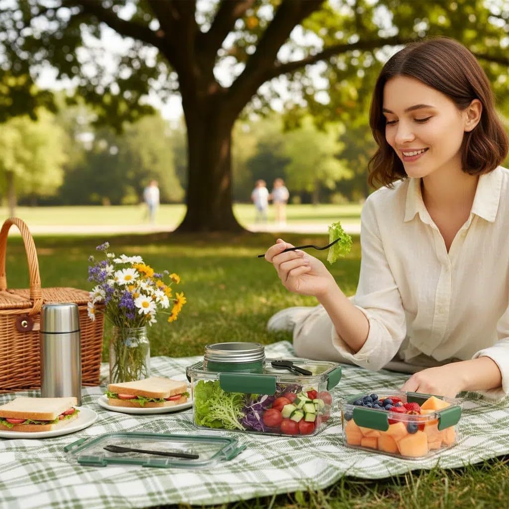 Solar Pod Jar Food Storage Con - Meal Prep Jar Salad のレビューと価格