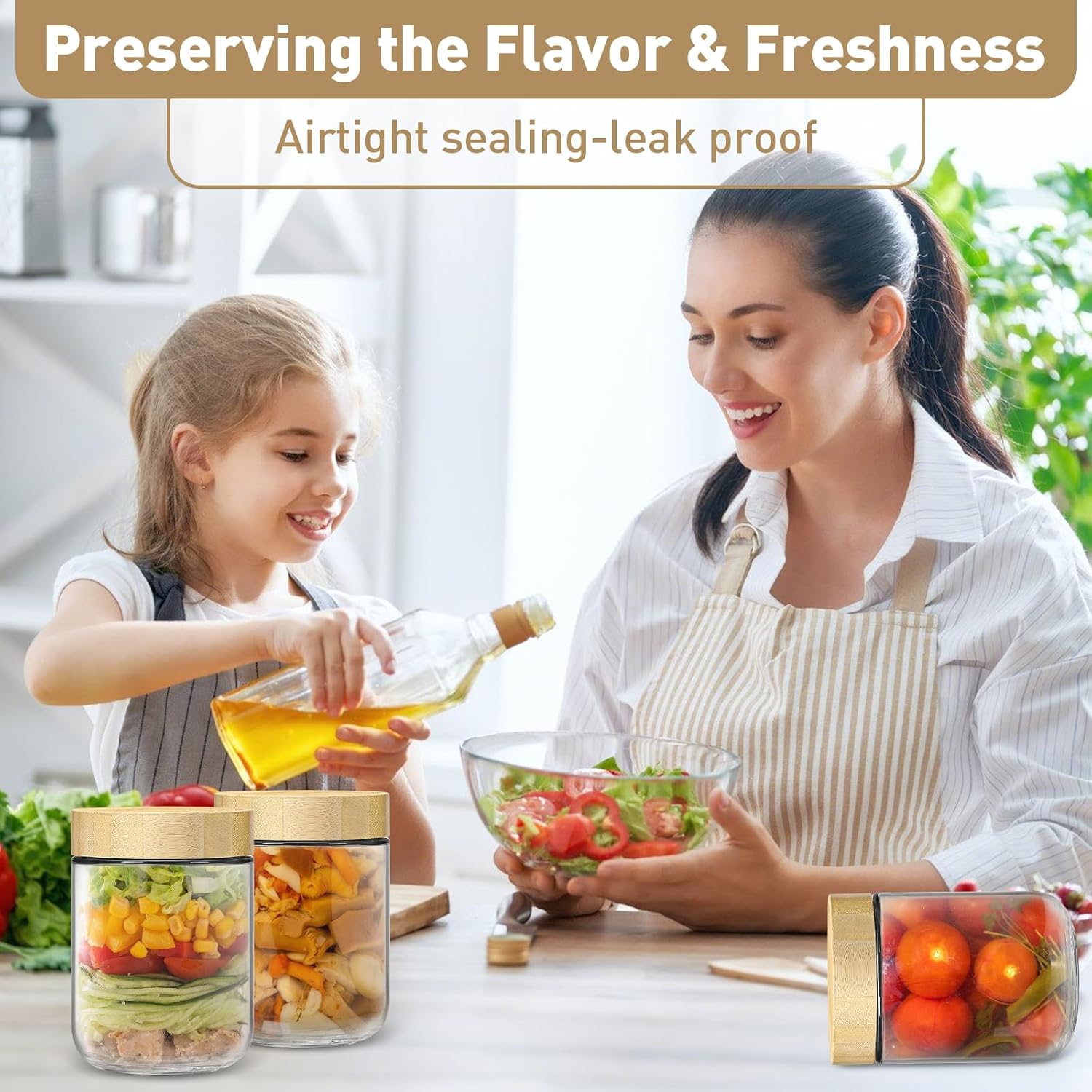 16oz Overnight Oats jars 4 Pac - Meal Prep Jar Salad のレビューと価格