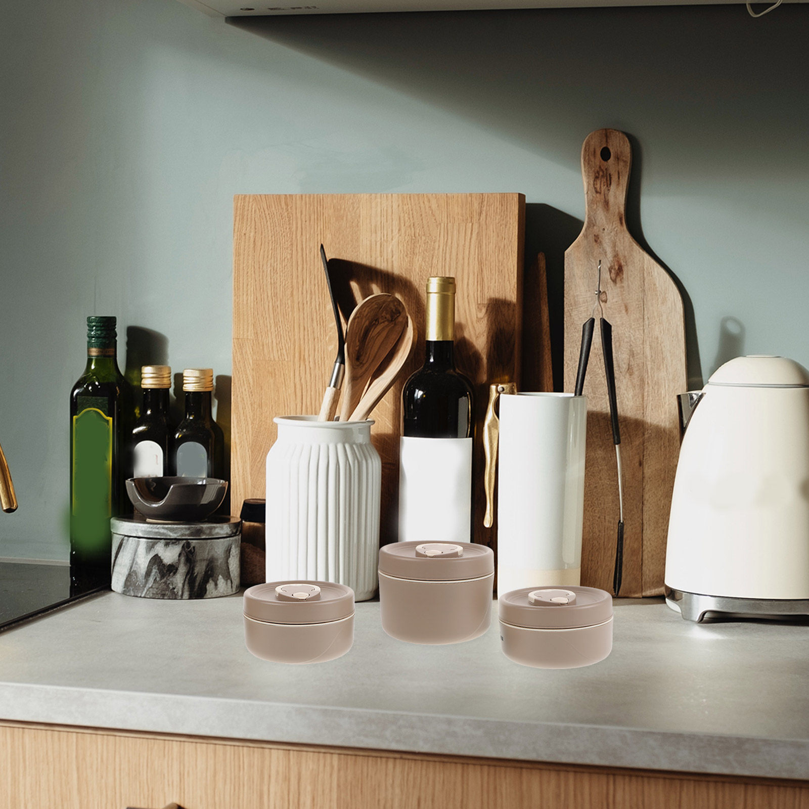 3Pcs Japanese Style Stackable  - Meal Prep Japanese のレビューと価格