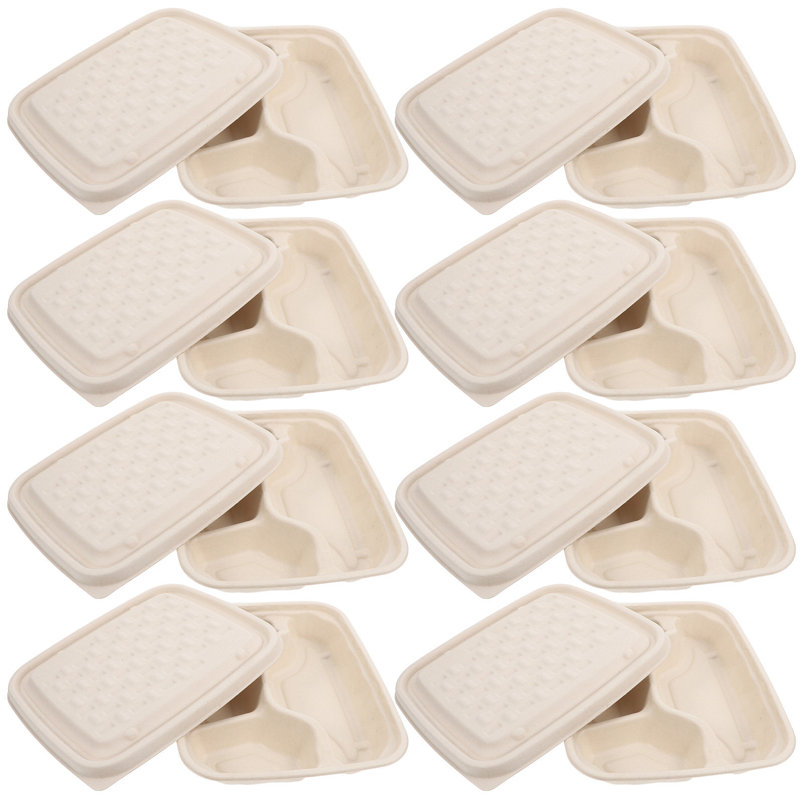 10pcs Divided Food Containers  - Meal Prep Restaurant のレビューと価格