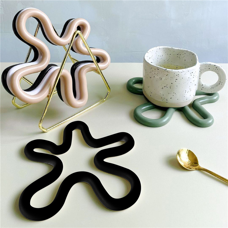 1PCS Geometrical Heat Resistan - Food Prep Mat のレビューと価格