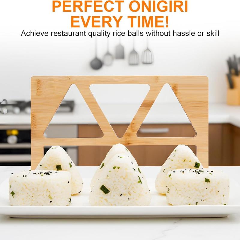 Wooden Onigiri Rice Ball Mold  - Meal Prep Japanese のレビューと価格