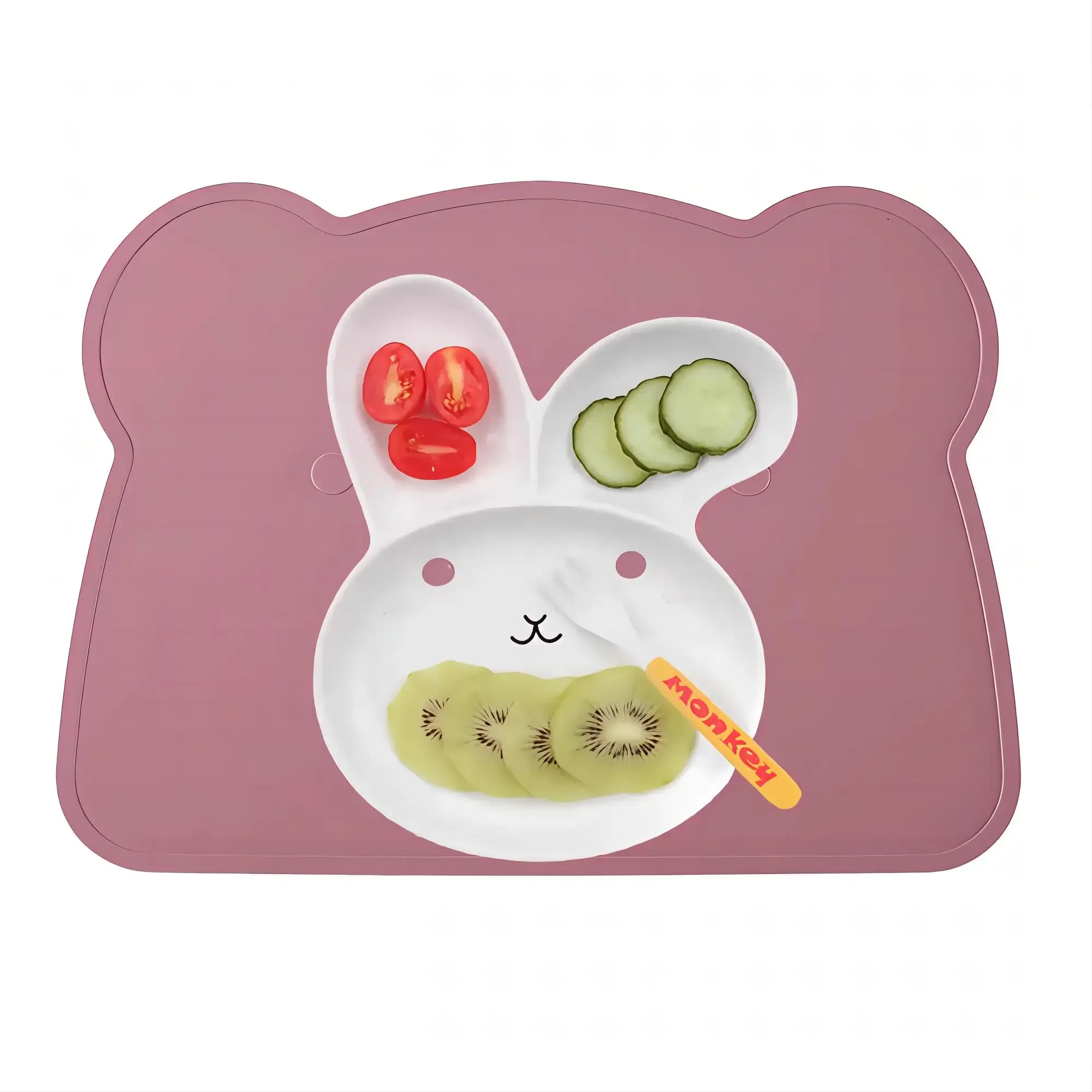 Children's Bear Placemat Silic - Food Prep Mat のレビューと価格