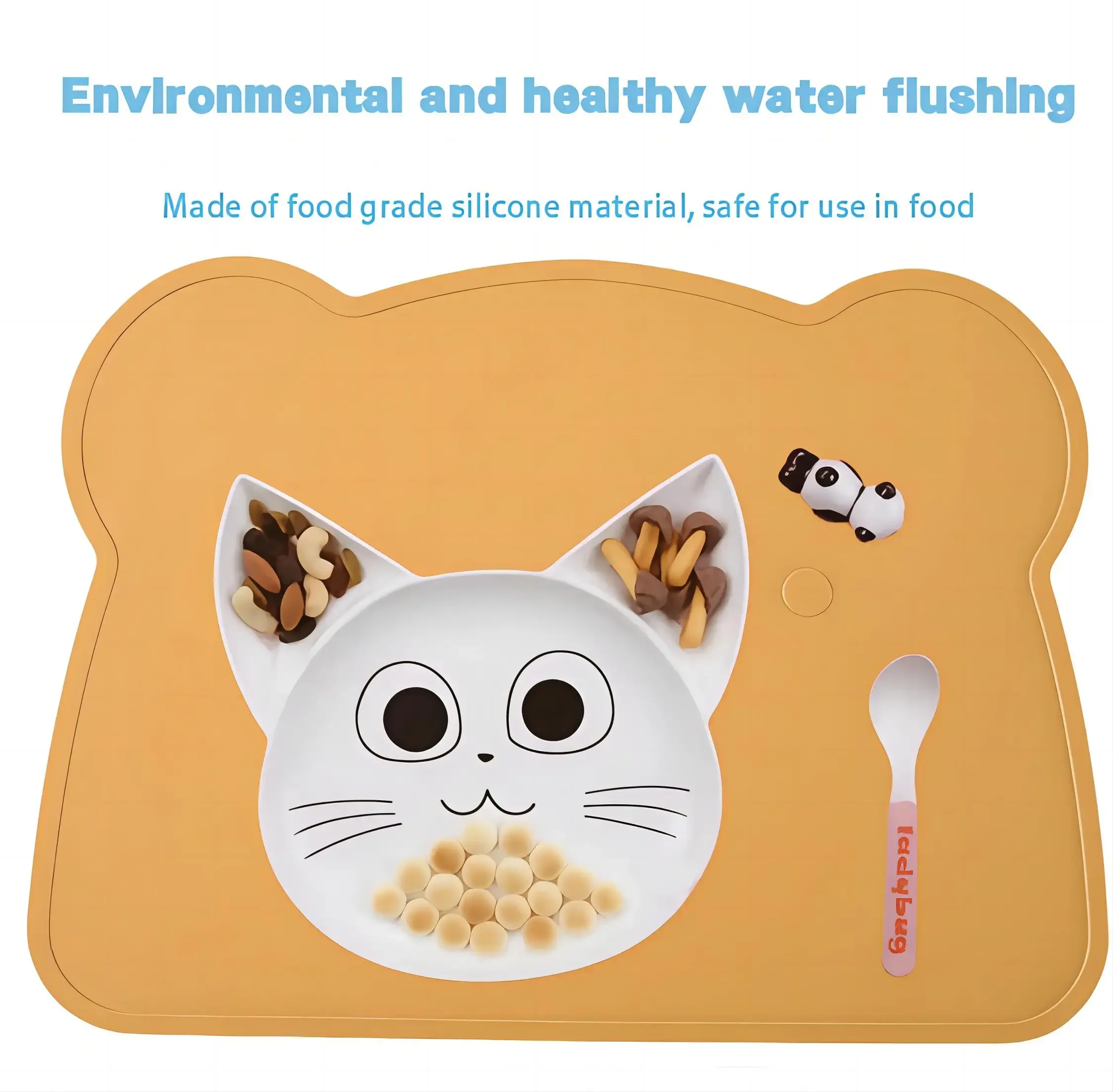 Children's Bear Placemat Silic - Food Prep Mat のレビューと価格