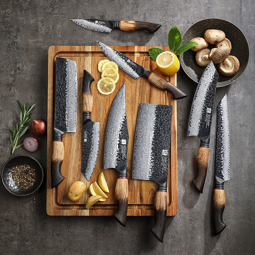 XINZUO Eight-piece Kitchen Kni - Meal Prep Chef のレビューと価格